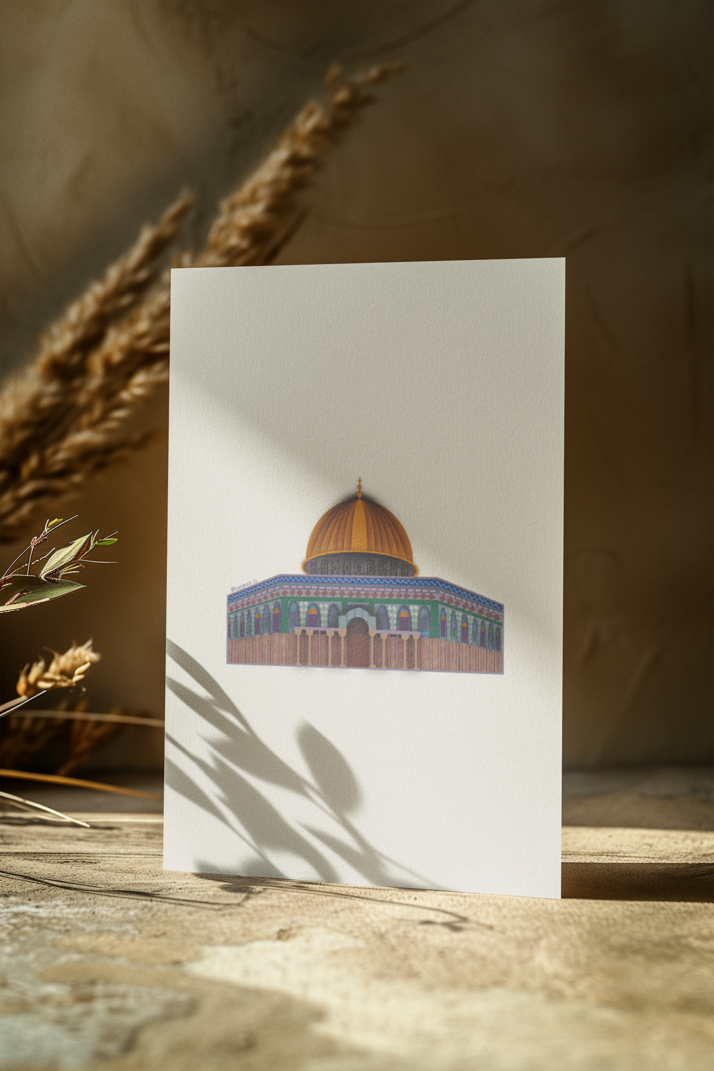 Dome of the Rock Card