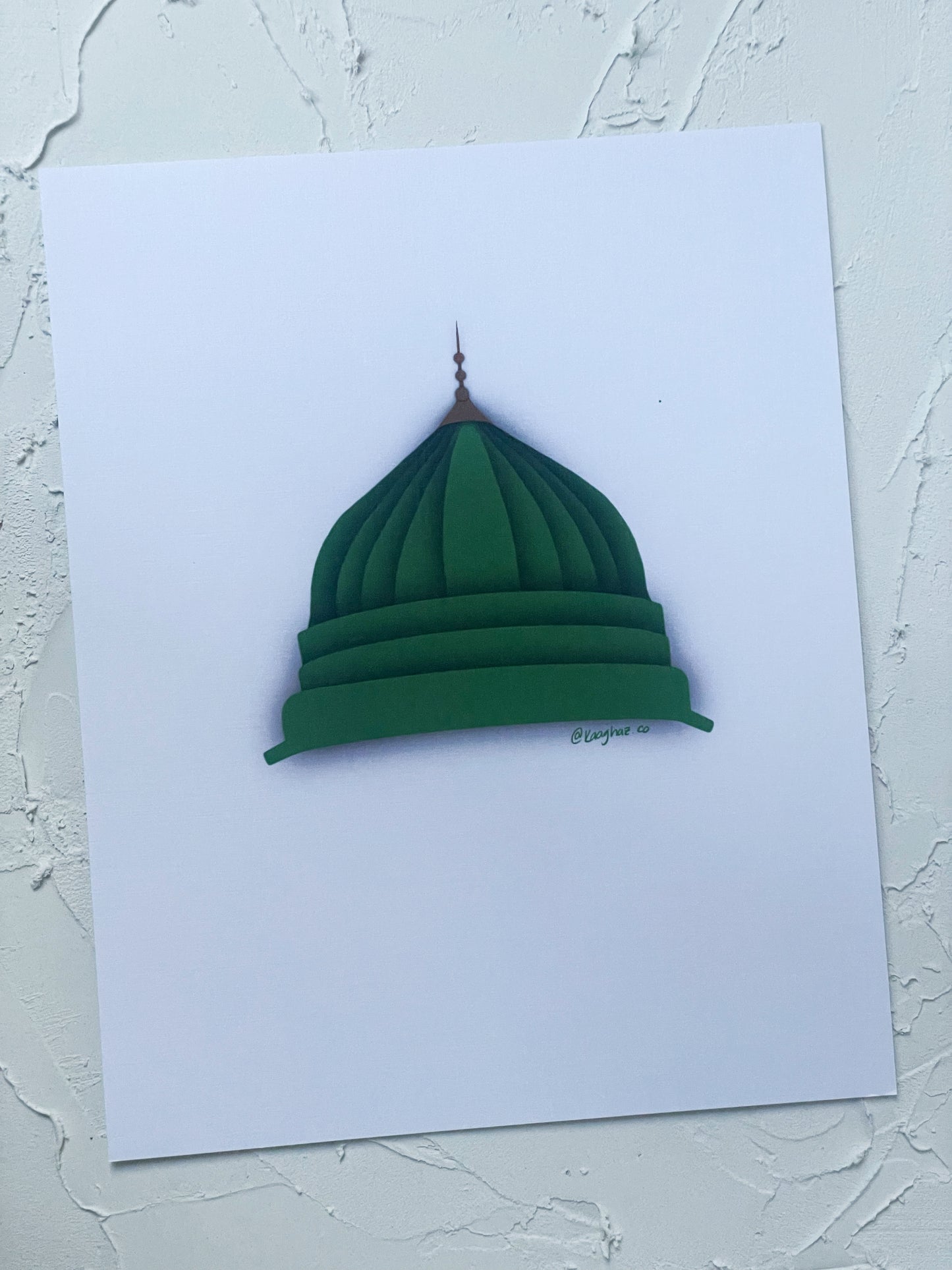 Nabawi Green Dome Print