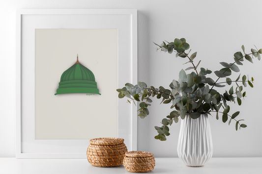 Nabawi Green Dome Print